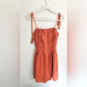 NWT Lost + Wander Hibiscus Glow Romper Size Small